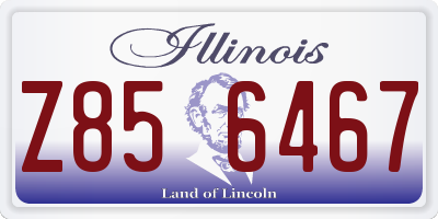 IL license plate Z856467