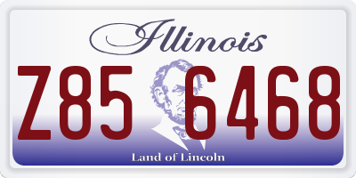 IL license plate Z856468
