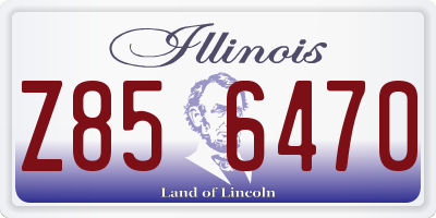 IL license plate Z856470