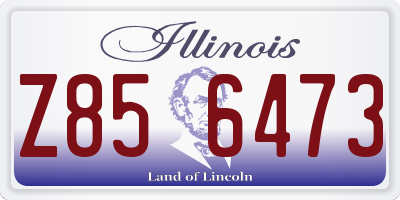 IL license plate Z856473
