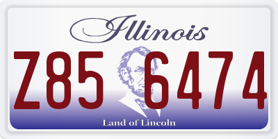 IL license plate Z856474