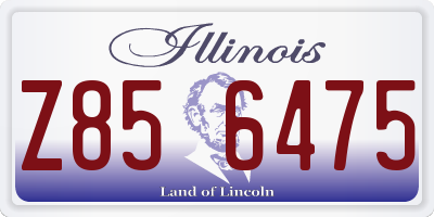 IL license plate Z856475