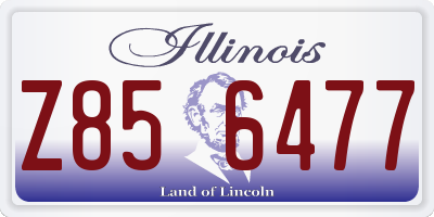 IL license plate Z856477