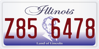 IL license plate Z856478