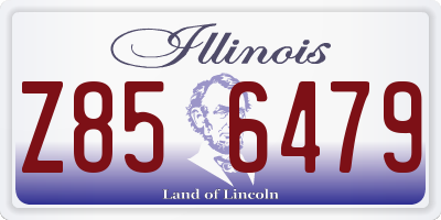 IL license plate Z856479