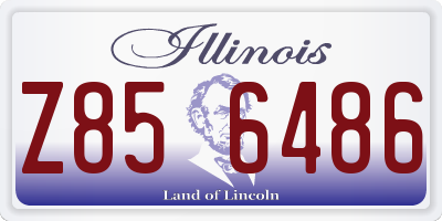 IL license plate Z856486