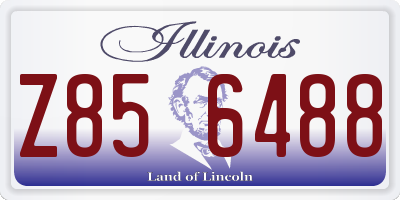 IL license plate Z856488
