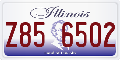 IL license plate Z856502