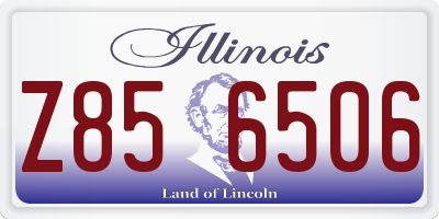 IL license plate Z856506