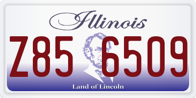 IL license plate Z856509