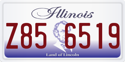 IL license plate Z856519