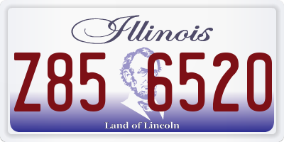 IL license plate Z856520