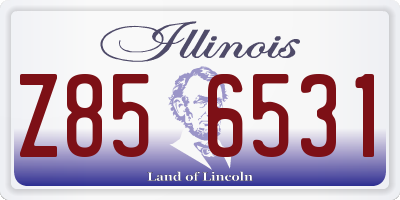 IL license plate Z856531