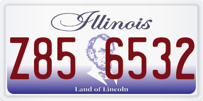 IL license plate Z856532