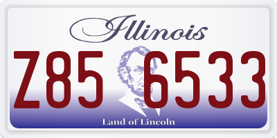IL license plate Z856533