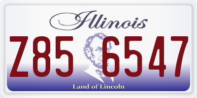 IL license plate Z856547