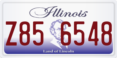 IL license plate Z856548