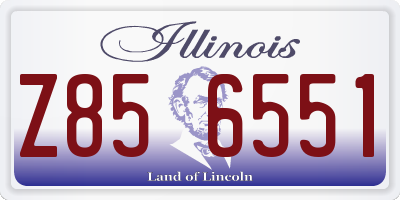 IL license plate Z856551