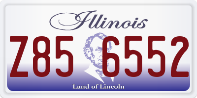 IL license plate Z856552