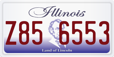 IL license plate Z856553