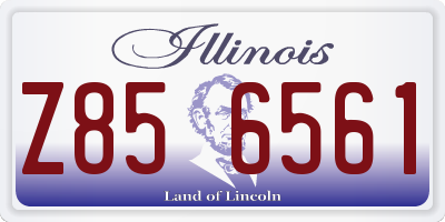 IL license plate Z856561