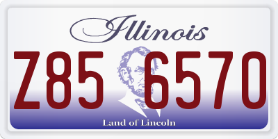 IL license plate Z856570
