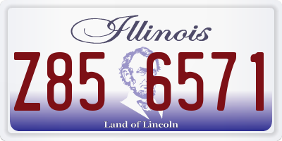 IL license plate Z856571