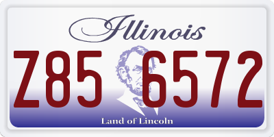IL license plate Z856572