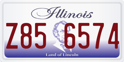 IL license plate Z856574