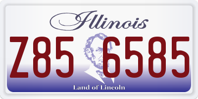 IL license plate Z856585