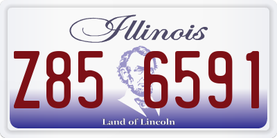 IL license plate Z856591