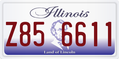 IL license plate Z856611