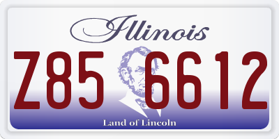 IL license plate Z856612