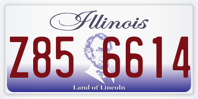 IL license plate Z856614