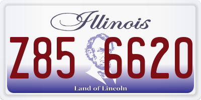 IL license plate Z856620