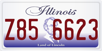 IL license plate Z856623