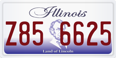 IL license plate Z856625