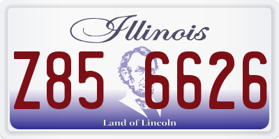 IL license plate Z856626