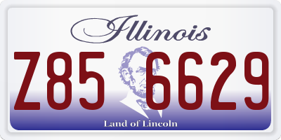 IL license plate Z856629