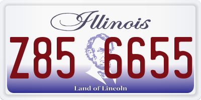 IL license plate Z856655