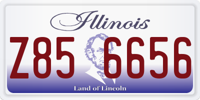 IL license plate Z856656