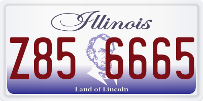 IL license plate Z856665