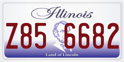 IL license plate Z856682