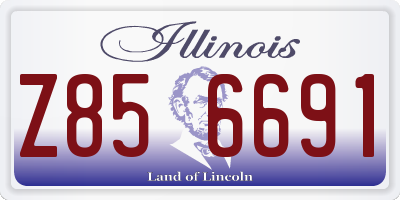IL license plate Z856691