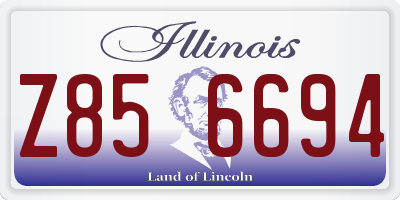 IL license plate Z856694