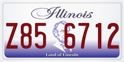 IL license plate Z856712
