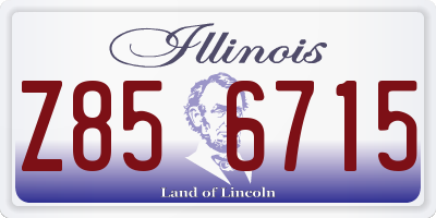 IL license plate Z856715