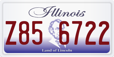 IL license plate Z856722