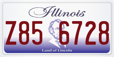 IL license plate Z856728