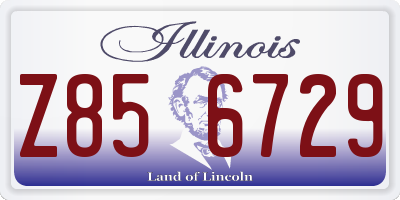 IL license plate Z856729